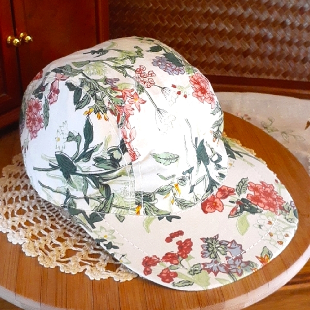 🆕️💐FLORAL WOMENS PAINTERS HAT